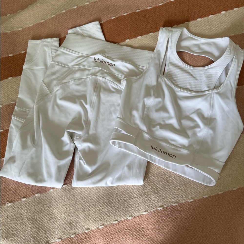 lululemon athletica White set - limited edition